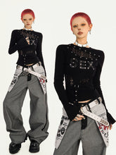 【25s Oct.】Punk Retro Hottie Long Sleeve Top