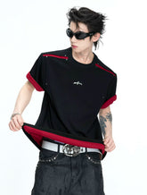 【26s Apr.】Reversible Contrast Oversized Sleeve Tee