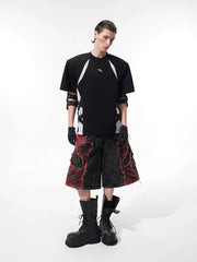 【25s Jun.】Deconstructed Mesh Panel T-shirt