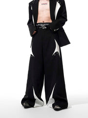 【25s Apr.】Deconstructed Color-blocked Suit + Pants(Pants are all sold out.)