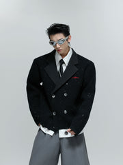 【25s Oct.】Sequined Plaid Textured Cardigan Jacket