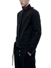 Crimson Stardust Suede Jacket