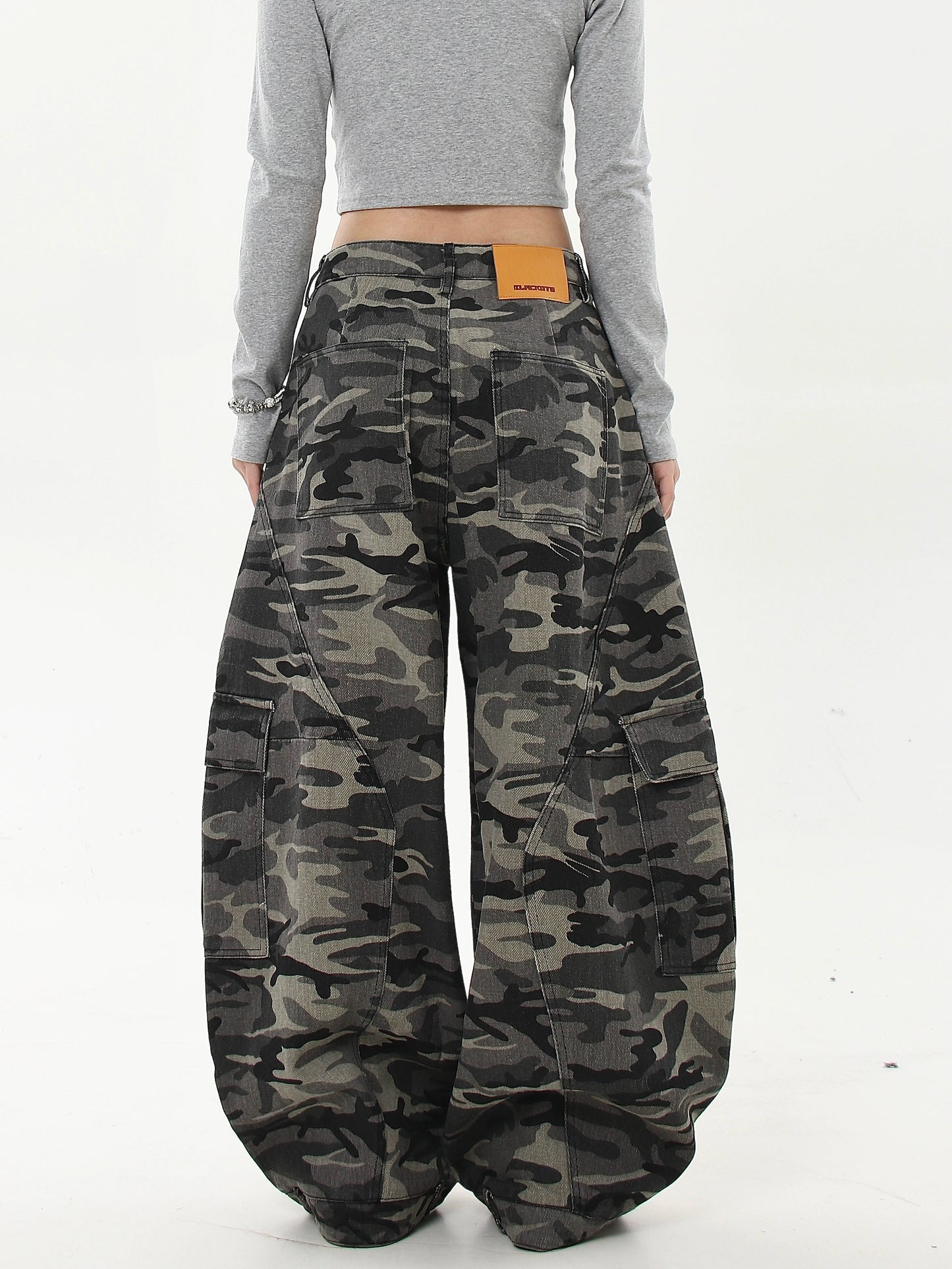 【25s Jul.】Vintage Multi-Pocket Camouflage Overalls