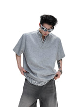 【25s Jul.】Sequin Patchwork Short Sleeve Top