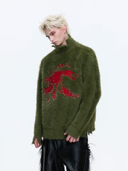 【26s Jan.】Simple and Cozy High-neck Knit Sweater