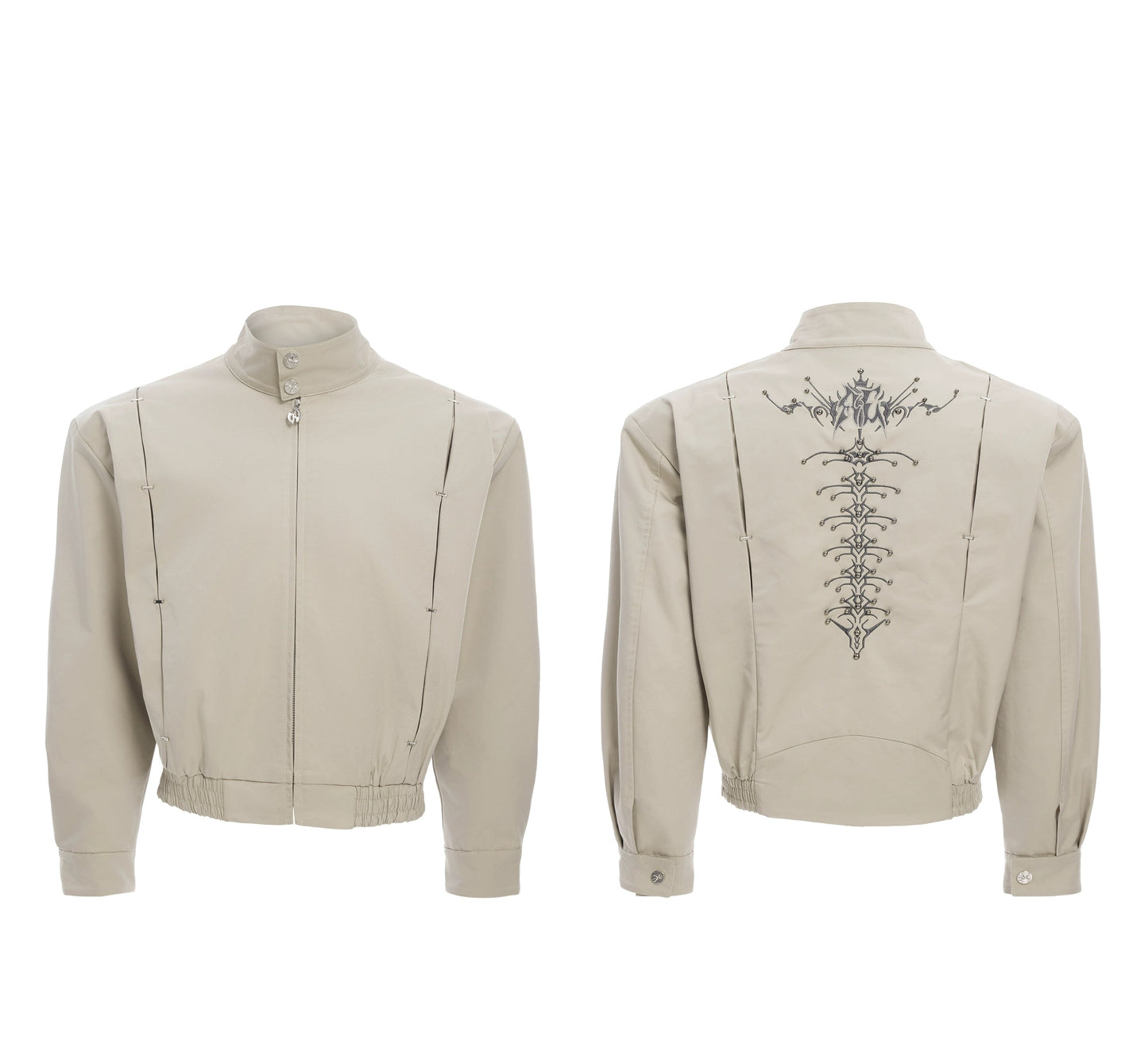 【25s Apr.】Heavy Studded Spine Harrington Jacket