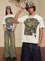 Camo Layered Graphic Tee