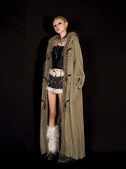 【25s Oct.】Loose Mid-length Knitted Wool Cardigan Coat