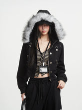 【25s Oct.】Vintage Hooded Fur Collar Jacket