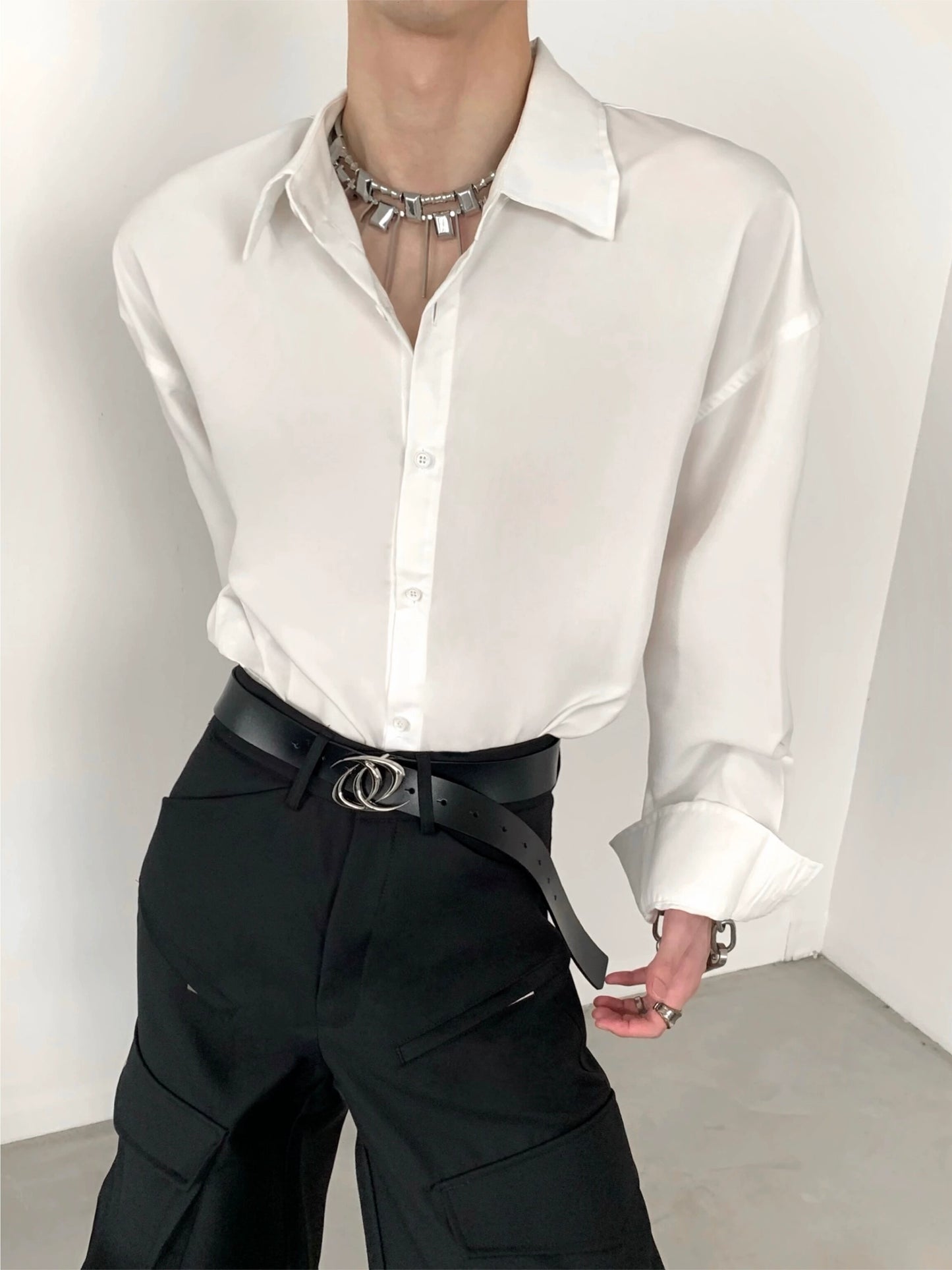 【25s Jul.】Essential Draped Flow Long-Sleeve