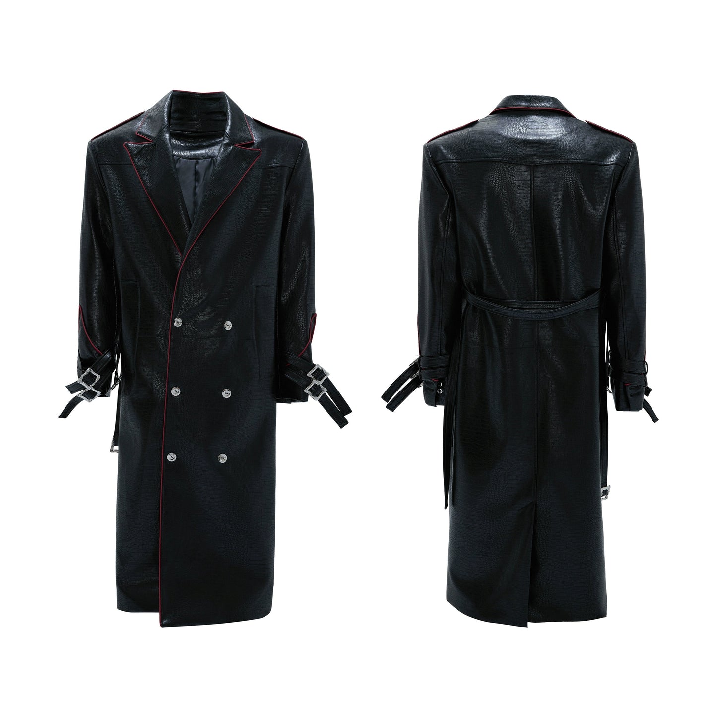 【25s Nov.】Heavy Deconstructed Crocodile Leather Coat