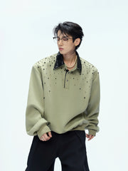 【25s Sep.】"Stars" Pearl Sequin Sweatshirt