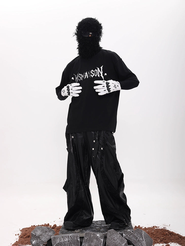 【25s Jul.】Dragon Backbone Graphic Oversized Drop Shoulder Tee