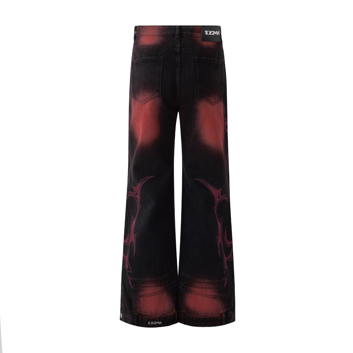 【25s Jul.】Flame Gradient Straight Jeans