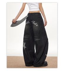 【25s Jul.】Star Bunny Ears Wide Leg Jeans