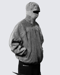 【25s Jul.】Masked Long Zip-up Hooded Jacket