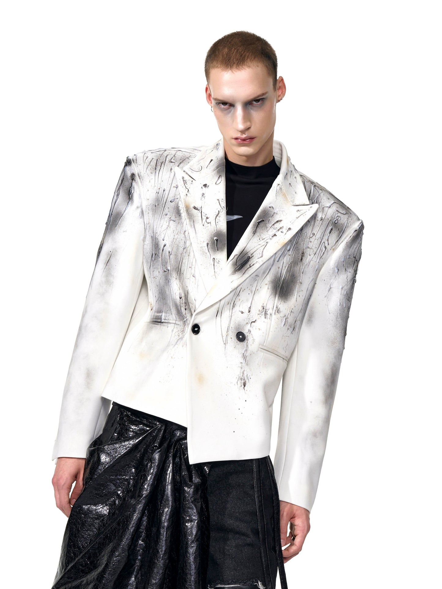 【25s Sep.】"Red Blood" Hand-waxed Suit Jacket