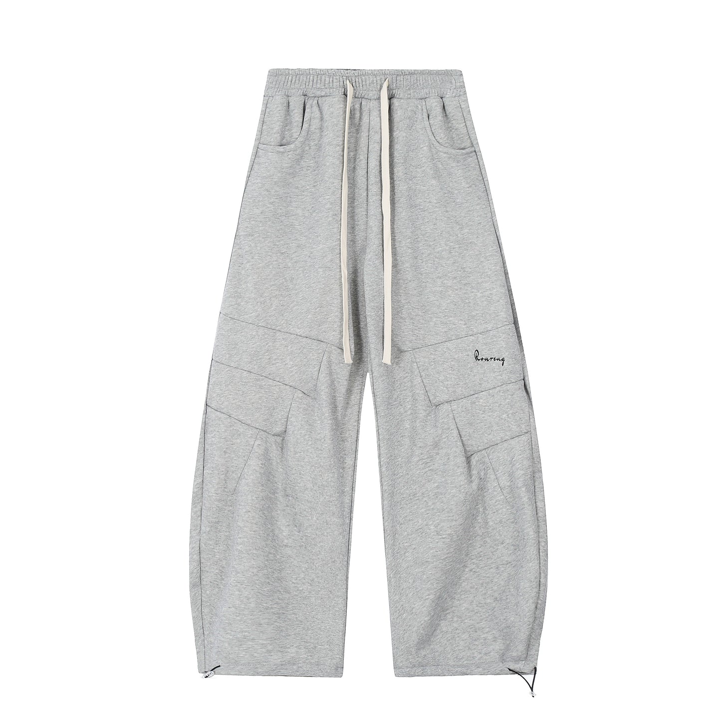 【25s Jul.】Fleece-Lined Deconstructed Blade-Cut Wide Pants