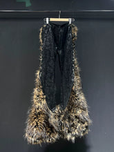 Animal Print Faux Fur Flared Pants