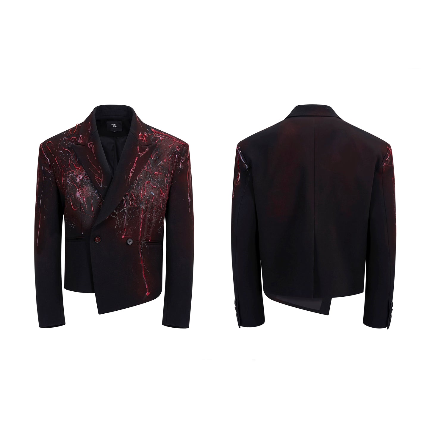 【25s Sep.】"Red Blood" Hand-waxed Suit Jacket