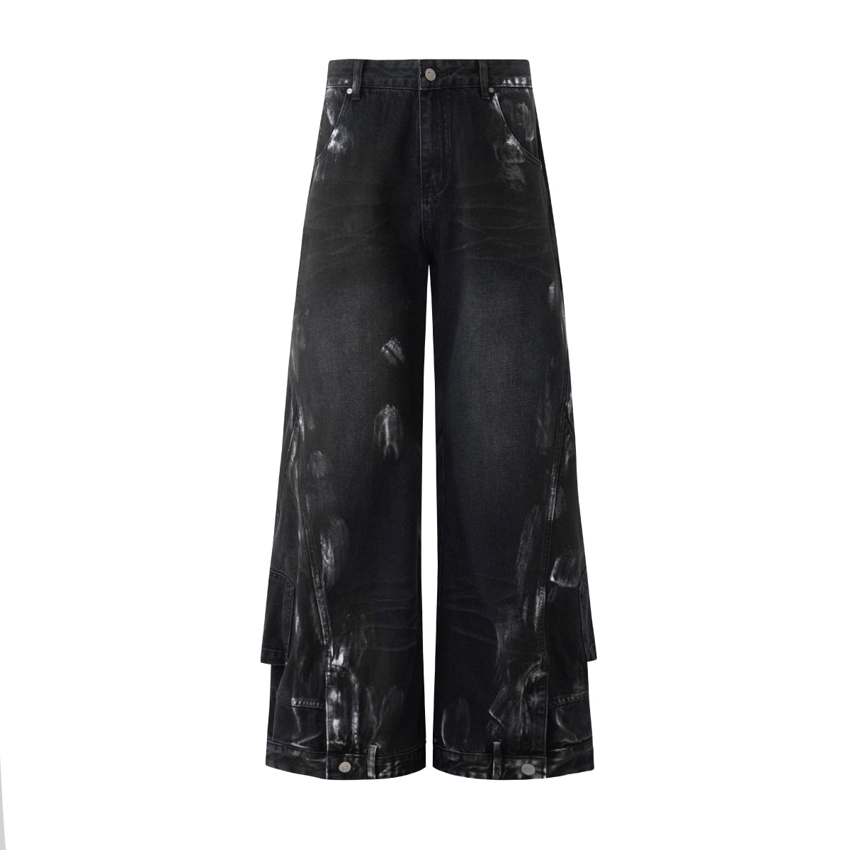 【25s Jul.】Vintage Stitching Heavy Washed Jeans