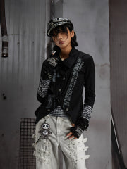 Y2K Contrast Layered Long Sleeve Tee