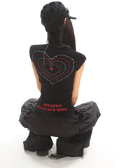 【25s Jun.】Crew Neck Stretch Knit Printed Letter Slim-Fit T-Shirt