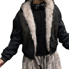 【25s Jul.】High Street Winter Plush Cotton Coat