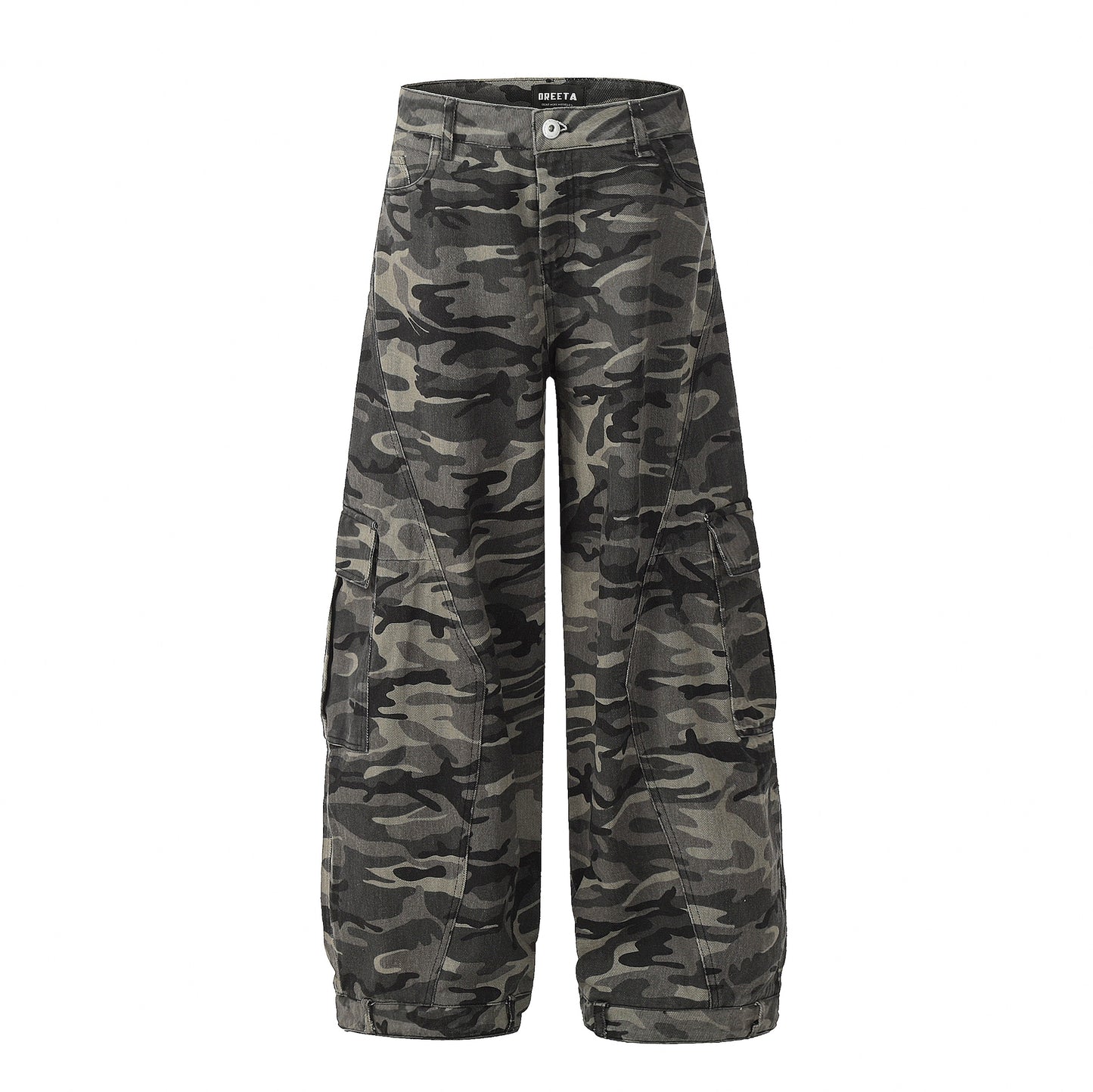 【25s Jul.】Vintage Multi-Pocket Camouflage Overalls