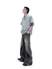 【25s Jul.】Sequin Patchwork Short Sleeve Top