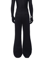 Braided Detail Flared Trousers