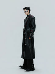 【25s Nov.】Heavy Deconstructed Crocodile Leather Coat