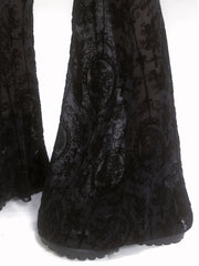 【25s Jul.】Slight Flared Mock Two-Piece Mesh Pants