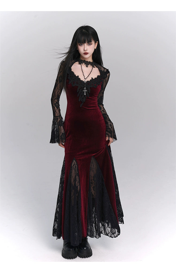 【25s Jul.】Ghost Gothic Style Dress