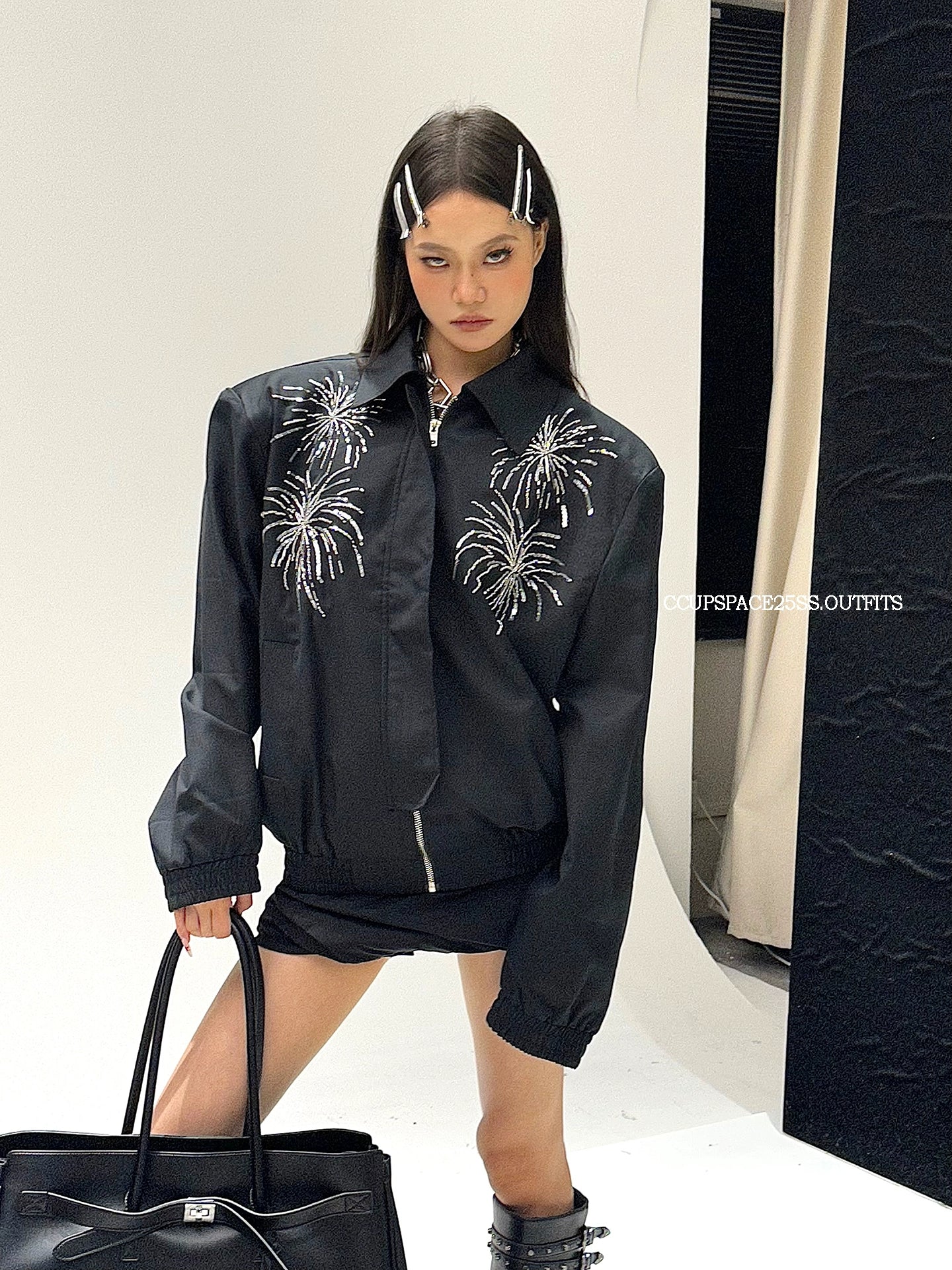 Fireworks Beaded Simple Jacket
