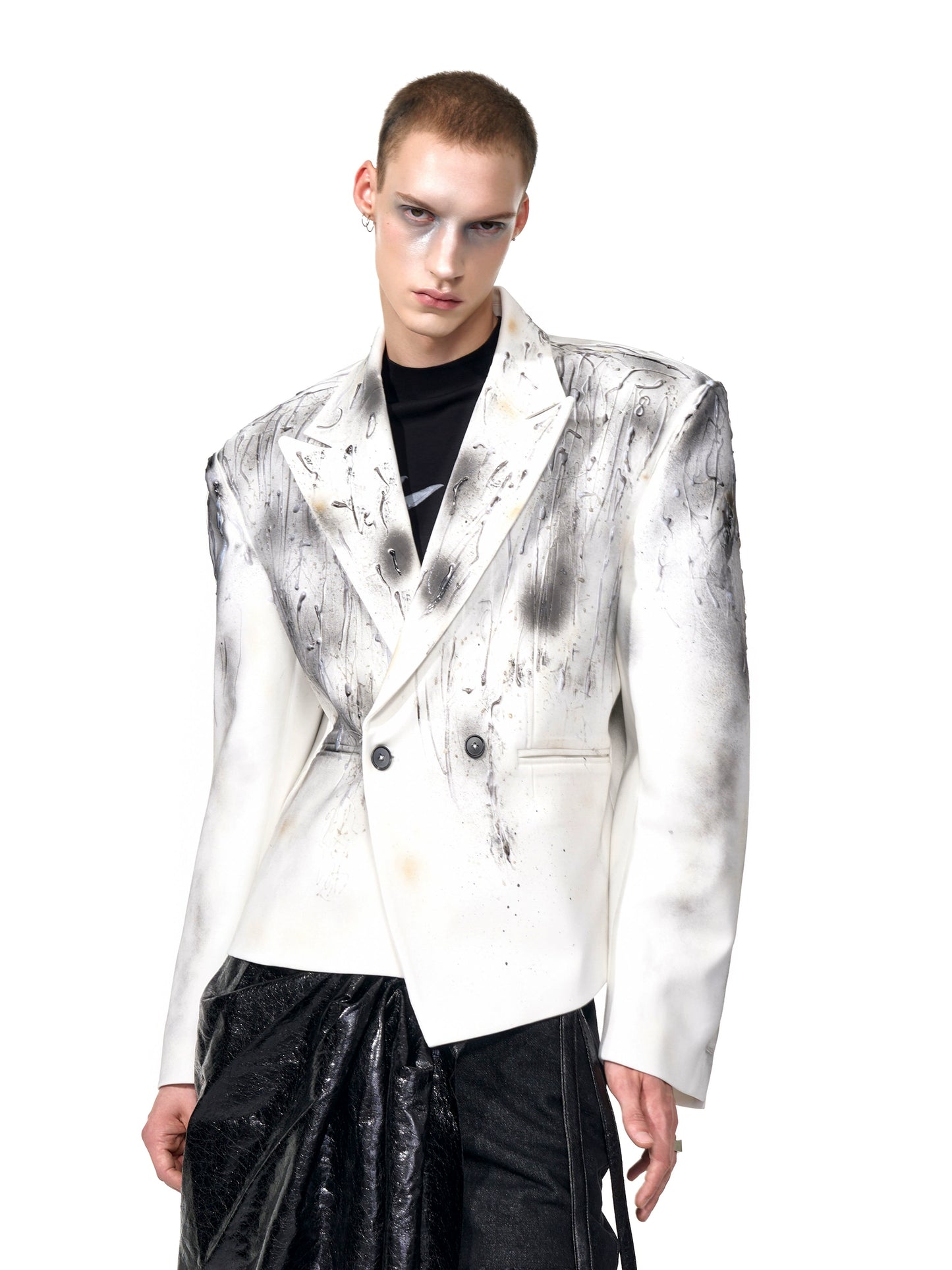 【25s Sep.】"Red Blood" Hand-waxed Suit Jacket