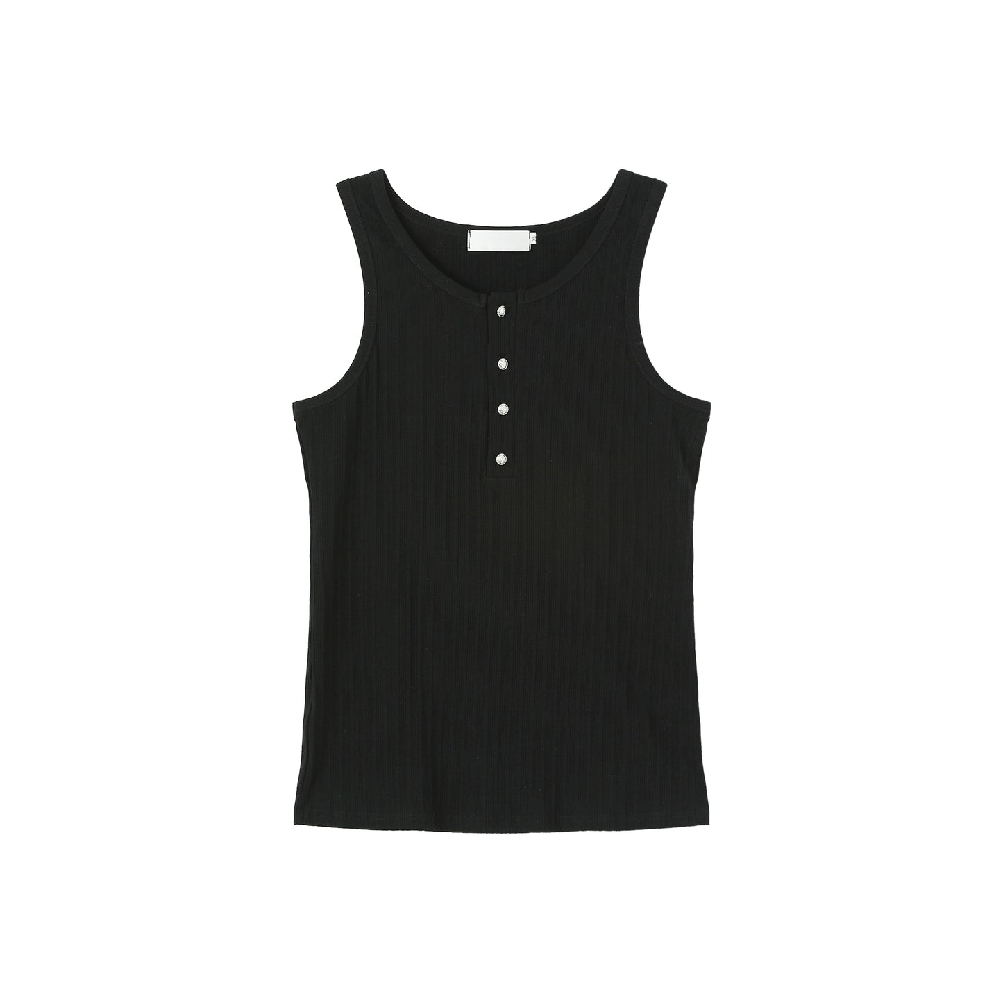 【25s Aug.】Minimalist Solid Color Crew Neck Tank Top