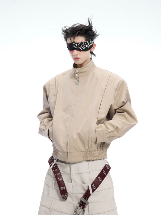 【25s Apr.】Heavy Studded Spine Harrington Jacket