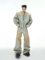 【25s Feb.】Pearl Embellished Vintage Denim Jacket