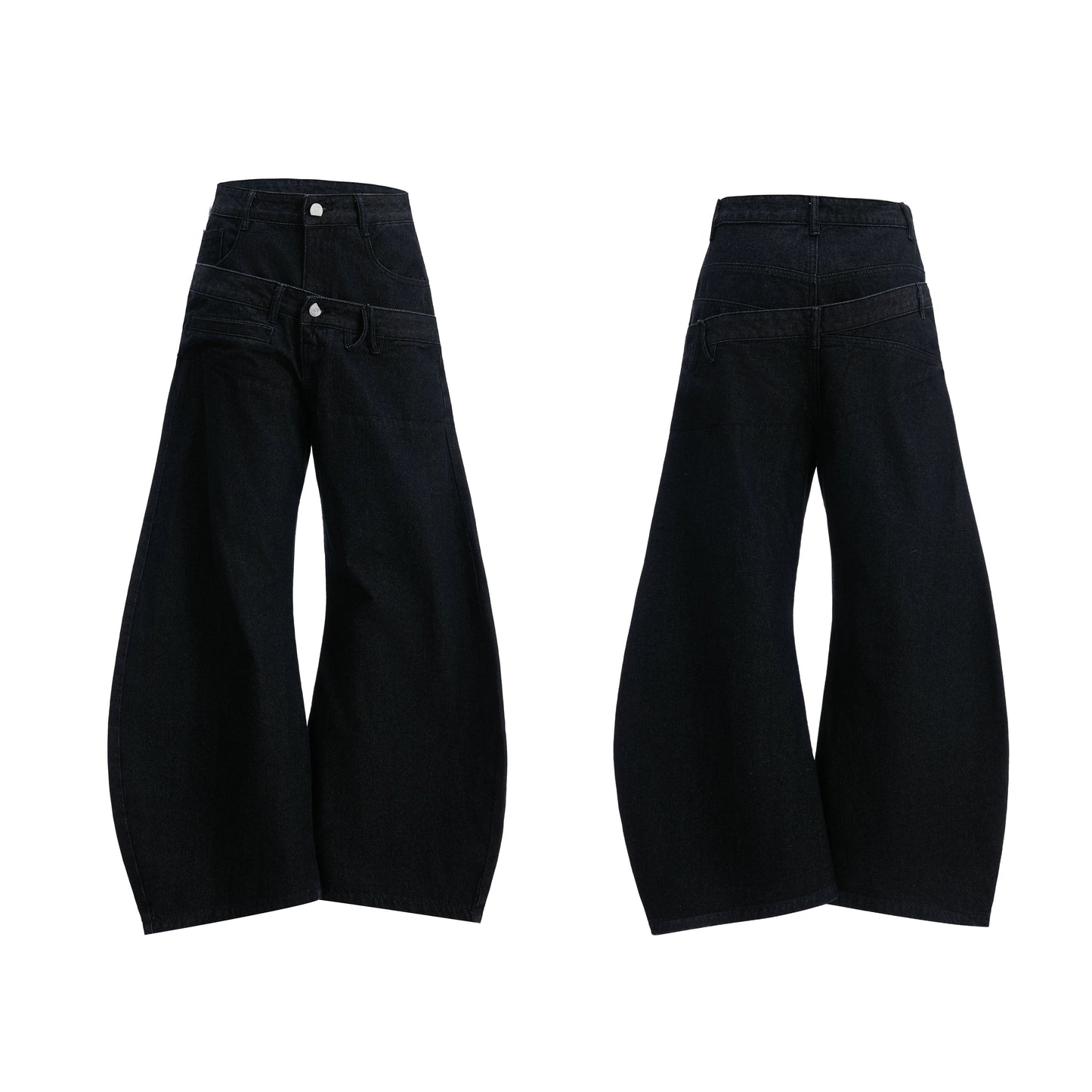 【25s Aug.】Heavyweight Double Waist Wide Leg Jeans