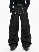 【26s Apr.】Raw Selvedge Double Waist Straight Denim Pants