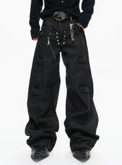 【26s Apr.】Raw Selvedge Double Waist Straight Denim Pants