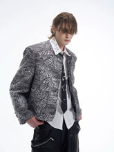 【26s Jan.】Luxury Sequin Tweed Cropped Jacket