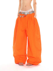 【25s June.】Low-Rise Vintage Parachute Pants