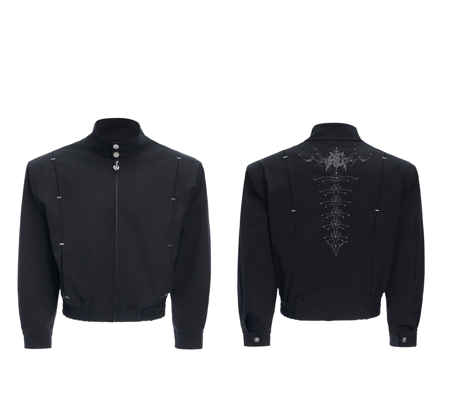 【25s Apr.】Heavy Studded Spine Harrington Jacket