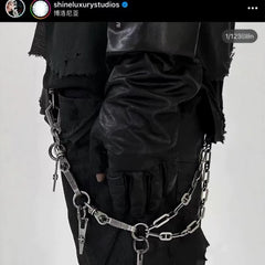 Gothic Cross Metal Pants Chain