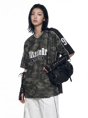 Camo Panel Jersey Street Tee