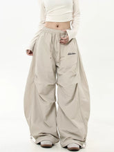 【25s Jul.】Ruched Paratrooper Banana-Cut Wide Cargo Pants