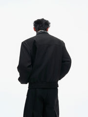 "Ink Vine" embroidered jacket, layered look design, new Chinese style, unisex style, large size, Fall/Winter 2025 new trendy jacket.