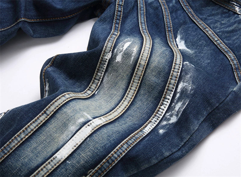 【25s Jul.】Men Straight Flared Jeans